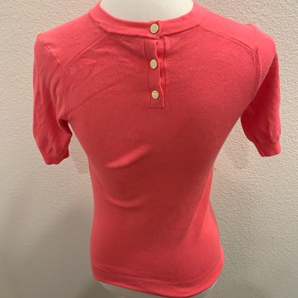 Zara womens solid pink knit sweater - Picture 2 of 3